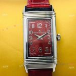 Swiss Copy Jaeger-LeCoultre Reverso Duetto Quartz Watch - Lady Size - Rose Red Face_th.jpg